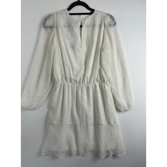 Banana Republic Dress Women's Medium Chiffon Sheer Foemal NWT - Picture 5 of 11